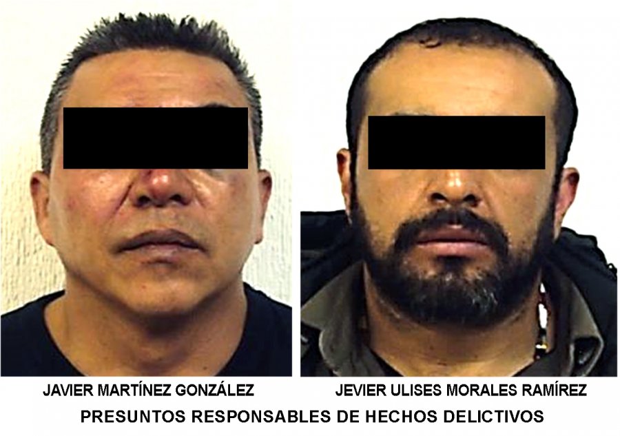 CONSIGNA PGJDF A PRESUNTOS SECUESTRADORES DE EMPLEADA DE NEGOCIO DE EMPEÑO Y TAXISTA