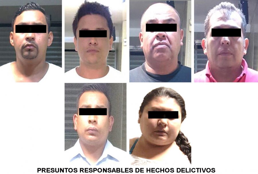 CONSIGNA PGJDF A SEIS INTEGRANTES DE GRUPO DELICTIVO DEDICADO A ROBO A CUENTAHABIENTES
