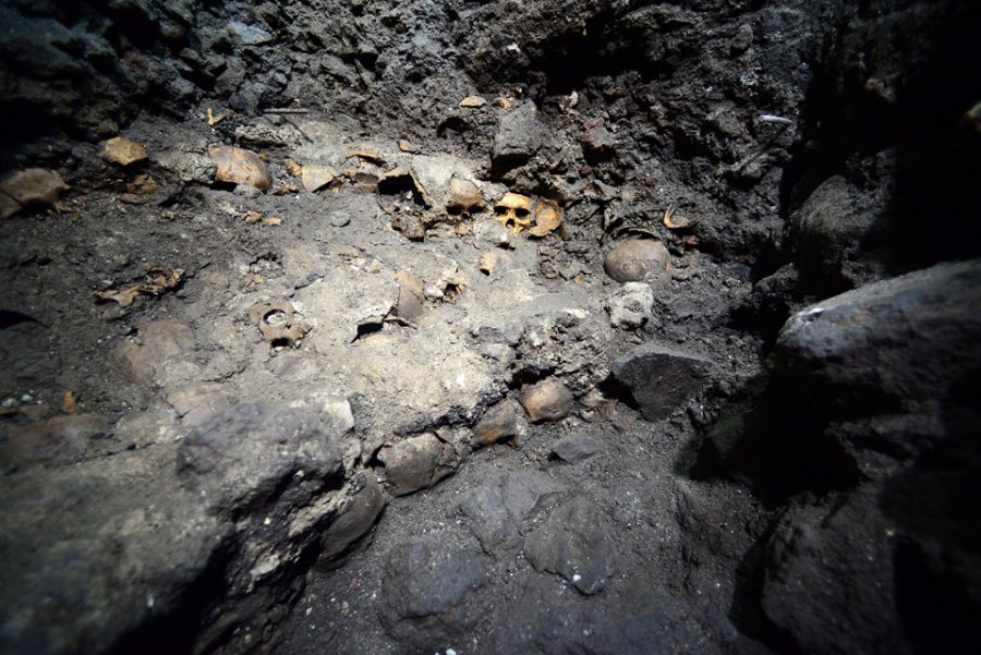 DESCUBREN EL GRAN TZOMPANTLI DE MÉXICO-TENOCHTITLAN