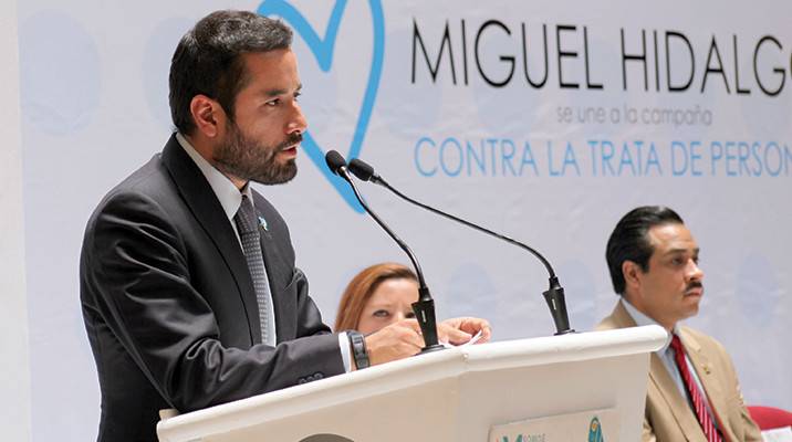 Se une Miguel Hidalgo a la campaña mundial Corazón Azul en contra de la trata de personas