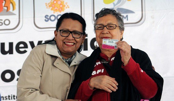 Sustitución del 57.5% de las tarjetas de pensión alimentaria para adultos mayores