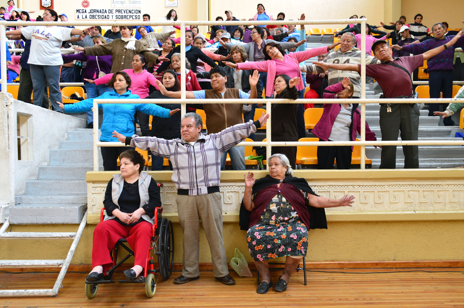 PARTICIPAN MÁS DE DOS MIL PERSONAS EN MEGA JORNADAS CONTRA LA OBESIDAD