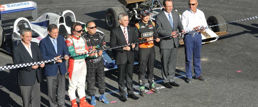 Inaugura Jefe de Gobierno nueva pista del Autódromo Hermanos Rodríguez