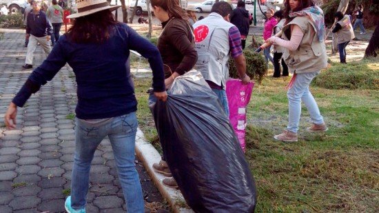 RETIRA TLALPAN 10 TONELADAS DE BASURA EN PARQUE SOLIDARIDAD