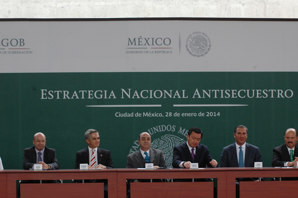 Presentación de la Estrategia Nacional Antisecuestro