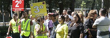 PARTICIPA LA SECRETAR&Iacute;A DE CULTURA EN EL SIMULACRO CDMX 2015