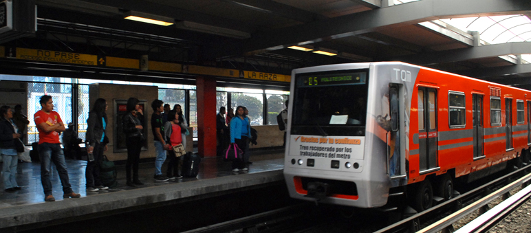 REINCORPORA EL STC EL SEGUNDO TREN RECUPERADO; DARÁ SERVICIO EN LA LÍNEA 5