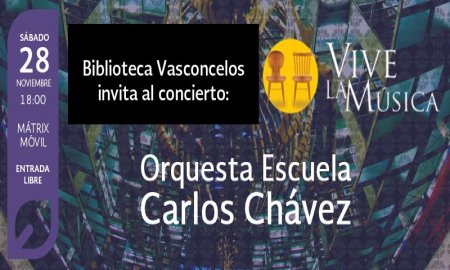 La Biblioteca Vasconcelos te invita a "Vive la mÃºsica"