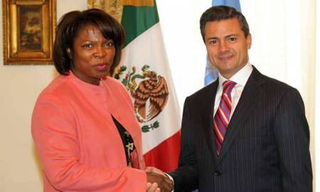 LA DIRECTORA EJECUTIVA DEL PROGRAMA MUNDIAL DE ALIMENTOS INICIA DE TRABAJO A MÃ‰XICO