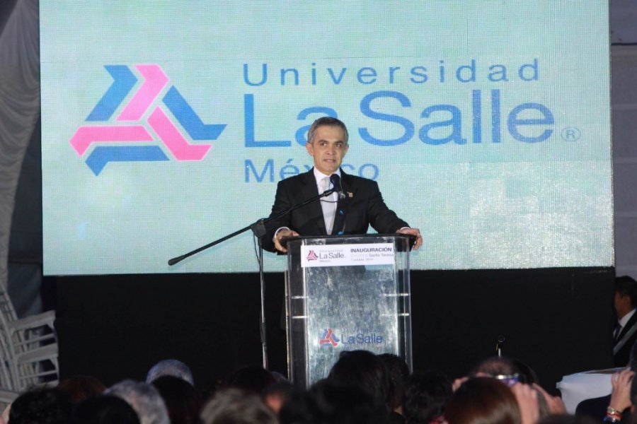 Inaugura Mancera la Unidad Santa Teresa de la Universidad La Salle