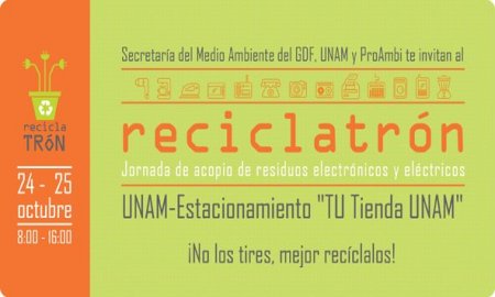 Invita Sedema al â€œReciclatrÃ³nâ€ en tienda UNAM