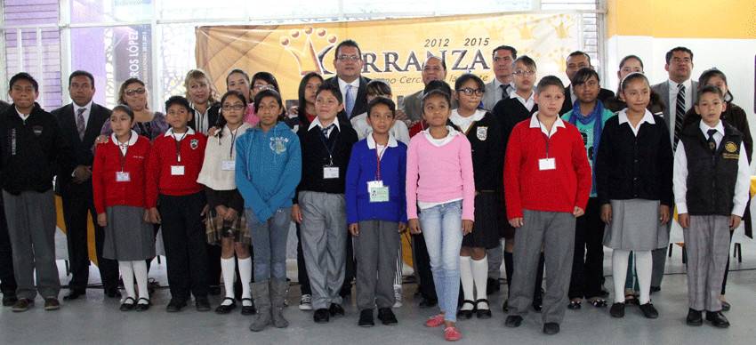 NIÑA JEFA DELEGACIONAL Y GABINETE INFANTIL DE V. CARRANZA RINDEN INFORME DE ACTIVIDADES