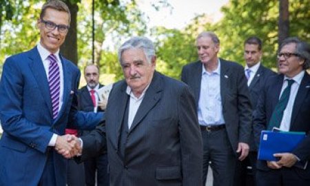 PRESIDENTE MUJICA INICIÃ“ REGRESO A URUGUAY TRAS REUNIÃ“N CON PRIMER MINISTRO DE FINLANDIA 