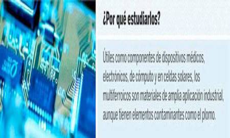 Expertos de Nanociencias de la UNAM prueban nuevos materiales multiferroicos
