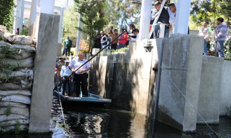INAUGURAN SISTEMA HIDRÁULICO DE CIERRE EN ESCLUSA MIRAMAR QUE OPERA CON ENERGÍA SOLAR