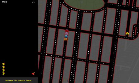 Cómo jugar al Ms Pac-man en Google Maps   
