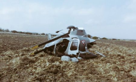 Un helicóptero cae en la zona de Huehuetoca.
